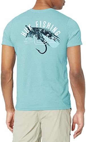 טי שרוול קצר של Huk גברים | חולצת טריקו של דיג